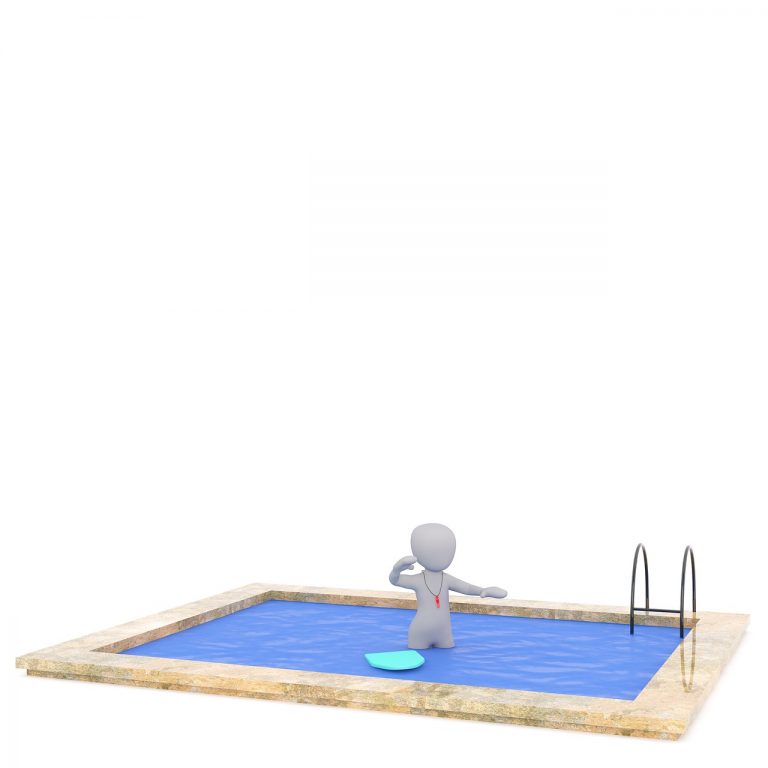 Wie kann eine Gartendusche helfen, den Pool sauber zu halten